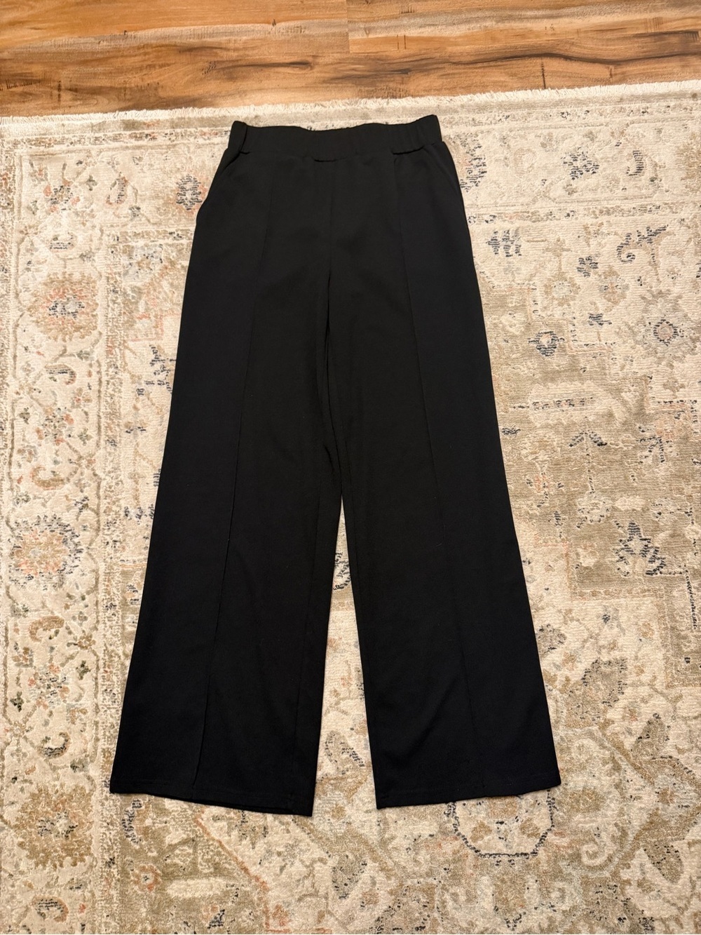 Crazy Train Black Wide-Leg Trousers
